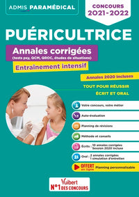 concours puéricultrice - annales corrigées - sujets 2020: entraînement intensif - ifpde - 2021-2022