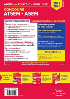 Concours ATSEM et ASEM - Catégorie C - Annales corrigées