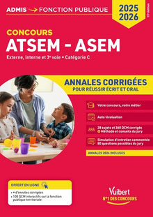 Concours ATSEM et ASEM - Catégorie C - Annales corrigées