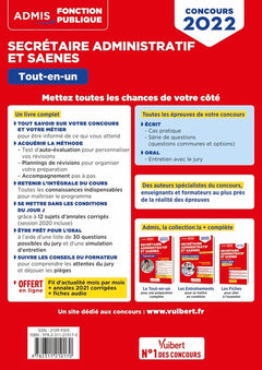 Concours Secrétaire administratif et SAENES - Tout-en-un