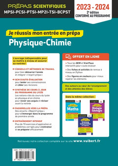 Je réussis mon entrée en prépa scientifique. Physique-Chimie 2023-2024