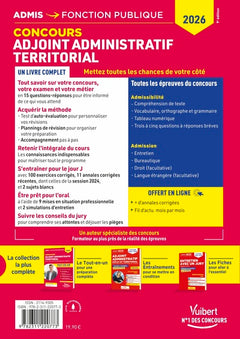 Concours Adjoint administratif territorial - Catégorie C - Tout-en-un