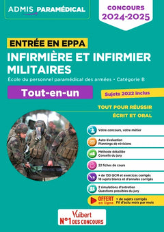 Infirmière et infirmier militaires - Concours entrée en EPPA