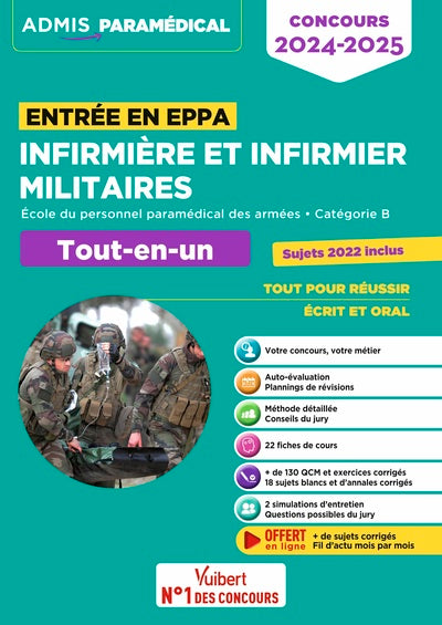 Infirmière et infirmier militaires - Concours entrée en EPPA