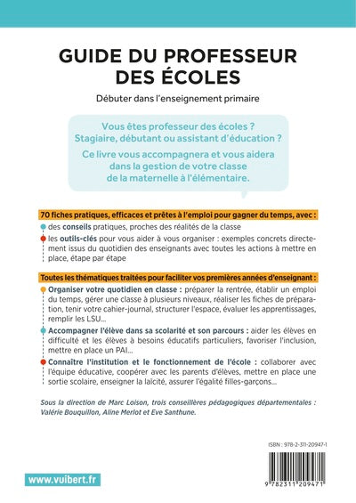 Guide du professeur des écoles - Débuter dans l'enseignement primaire
