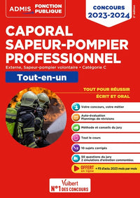 Concours Caporal Sapeur-pompier professionnel - Tout-en-un - Catégorie C