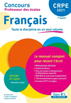 CRPE - Concours Professeur des écoles - Français