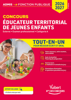 Concours éducateur territorial de jeunes enfants - Tout-en-un - Catégorie A