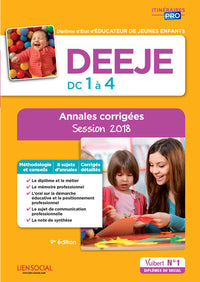 DEEJE - Épreuves de certification DC 1 à 4 - Annales corrigées