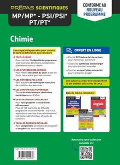 Chimie MP/MP* PSI/PSI*  PT/PT* - Tout-en-un