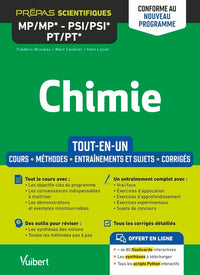 Chimie MP/MP* PSI/PSI*  PT/PT* - Tout-en-un