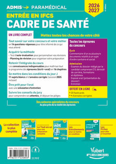 Concours cadre de santé - Entrée en IFCS - Tout-en-un