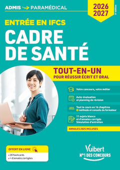 Concours cadre de santé - Entrée en IFCS - Tout-en-un