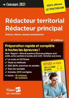 Concours Rédacteur territorial et Rédacteur principal - Catégorie B