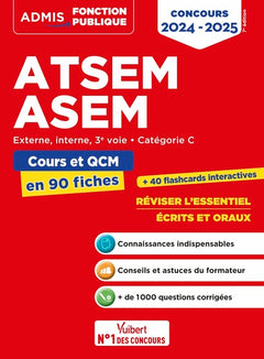 ATSEM - ASEM - Catégorie C - Cours et QCM en 90 fiches