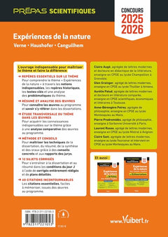 Expériences de la nature