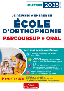Je réussis à entrer en école d'Orthophonie