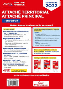 Concours Attaché territorial - Attaché principal - Catégorie A - Tout-en-un