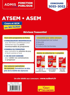 ATSEM - ASEM - Catégorie C - Cours et QCM en 90 fiches