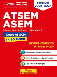ATSEM - ASEM - Catégorie C - Cours et QCM en 90 fiches