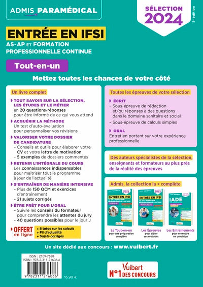 Entrée en IFSI pour AS-AP et formation professionnelle continue (FPC)