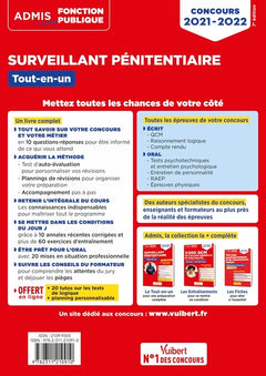 Concours Surveillant pénitentiaire - Catégorie C - Tout-en-un