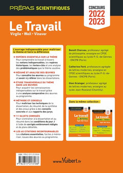 Le travail - Epreuve de français-philosophie - Prépas scientifiques - Concours 2022-2023