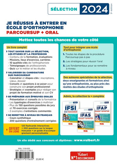 Je réussis mon entrée en école d'Orthophonie