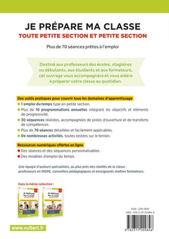 Professeur des écoles - Je prépare ma classe de Toute Petite Section et Petite Section - Cycle 1