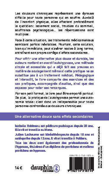 L'autohypnose, une solution contre la douleur