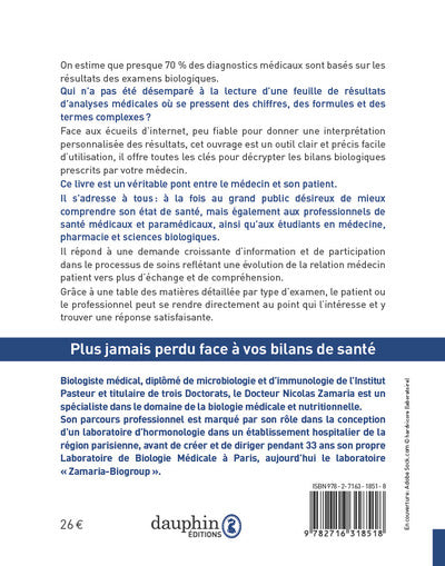 Les analyses biologiques