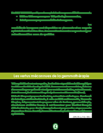 Dictionnaire complet de 53 bourgeons et 35 préparations de gémmothérapie à faire soi-même