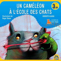 UN CAMELEON A L ECOLE DES CHATS