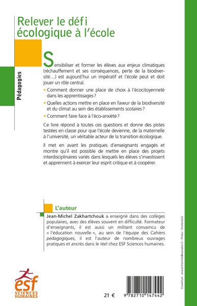 Relever le défi écologique à l'école