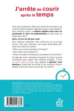 J'arrête de courir après le temps