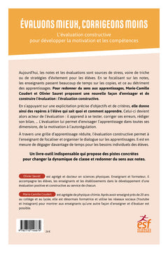 Évaluons mieux, corrigeons moins