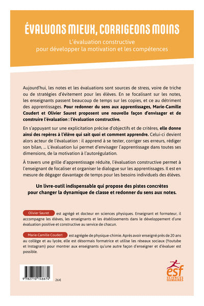 Évaluons mieux, corrigeons moins