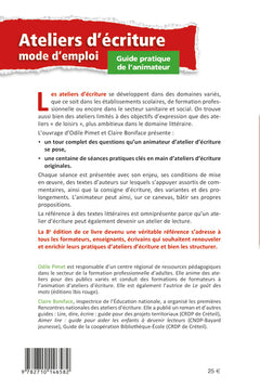 Ateliers d'écriture, mode d'emploi