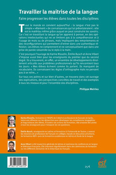 Travailler la maitrise de la langue