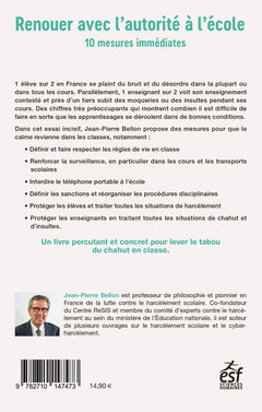 Renouer avec l'autorité à l'école