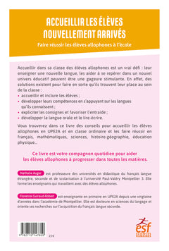 Accueillir les élèves nouvellement arrivés