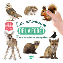 Mon bel imagier à compléter - Les animaux de la forêt