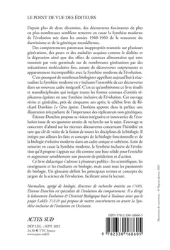 La synthèse inclusive de l'évolution