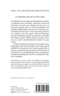 Le Dernier Amour d'Attila Kiss