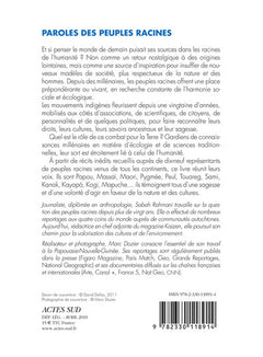 Paroles des peuples racines