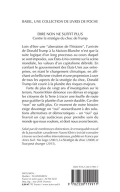 Dire non ne suffit plus