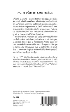 Notre désir est sans remède