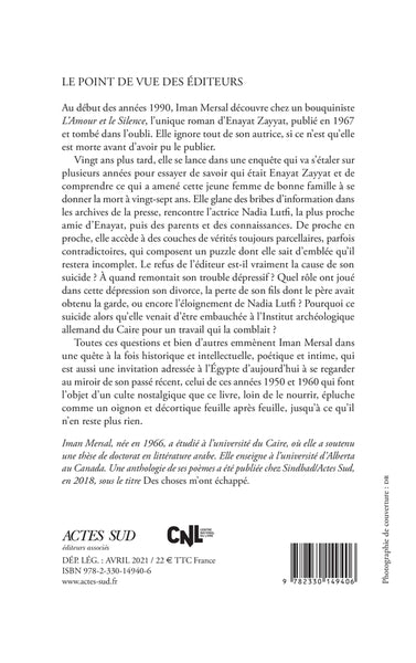 Sur les traces d'Enayat Zayyat