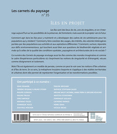 Les carnets du paysage n° 35 - Iles en projets