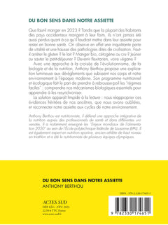 Du bon sens dans notre assiette